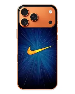 Чехол для Apple iPhone 18 Pro Max с картинкой «Синий пульс Nike» Чехол для Apple iPhone 18 Pro Max с картинкой «Синий пульс Nike»