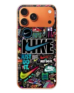Чехол для Apple iPhone 18 Pro Max с картинкой «Яркий коллаж Nike» Чехол для Apple iPhone 18 Pro Max с картинкой «Яркий коллаж Nike»