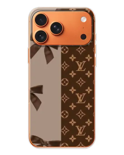 Чехол для Apple iPhone 18 Pro Max с картинкой «Louis Vuitton — банты»