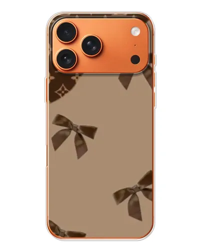 Чехол для Apple iPhone 18 Pro Max с картинкой «LV — кофейный атлас»