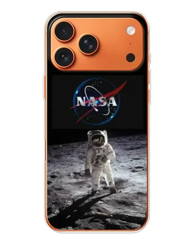 Чехол для Apple iPhone 18 Pro Max с картинкой «Астронавт на Луне»