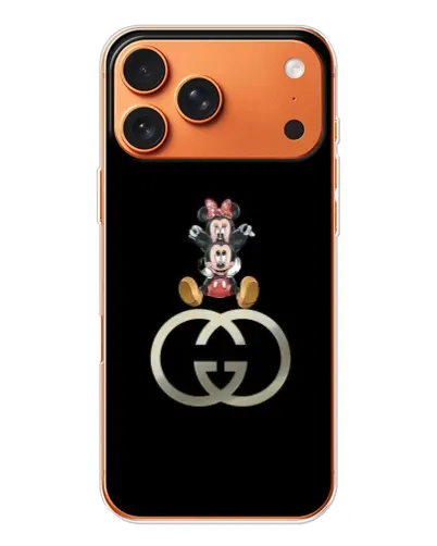 Чехол для Apple iPhone 18 Pro Max с картинкой «Минни Маус на лого»
