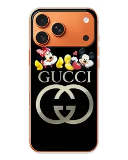 Чехол для Apple iPhone 18 Pro Max с картинкой «Gucci — герои Disney»