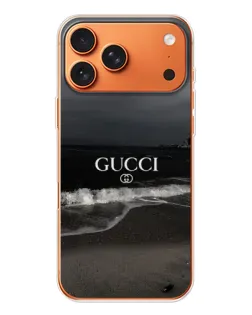 Чехол для Apple iPhone 18 Pro Max с картинкой «Gucci — морской прибой»
