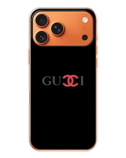 Чехол для Apple iPhone 18 Pro Max с картинкой «Gucci — красный градиент»