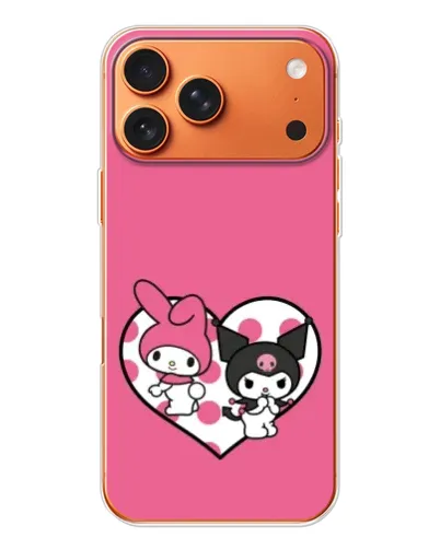 Чехол для Apple iPhone 18 Pro Max с картинкой «Kuromi и My Melody» Чехол для Apple iPhone 18 Pro Max с картинкой «Kuromi и My Melody»