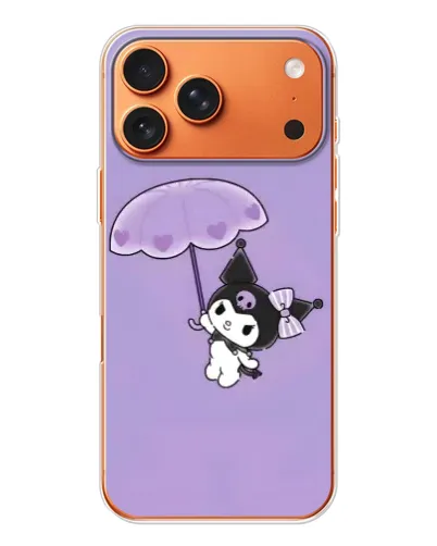 Чехол для Apple iPhone 18 Pro Max с картинкой «Kuromi с зонтиком» Чехол для Apple iPhone 18 Pro Max с картинкой «Kuromi с зонтиком»