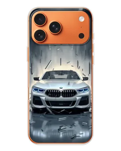 Чехол для Apple iPhone 18 Pro Max с картинкой «BMW в свете фар»