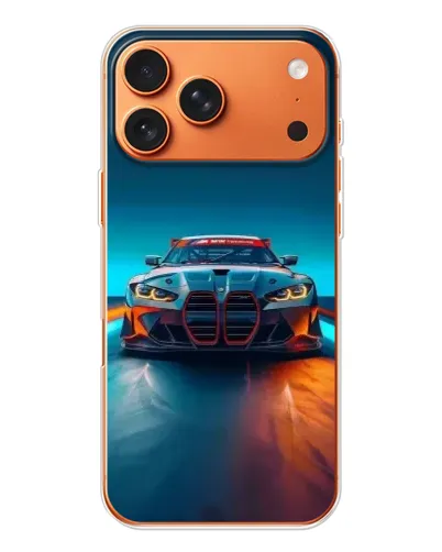 Чехол для Apple iPhone 18 Pro Max с картинкой «BMW — огни неона» Чехол для Apple iPhone 18 Pro Max с картинкой «BMW — огни неона»
