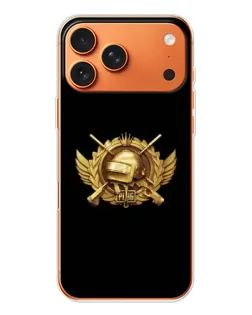 Чехол для Apple iPhone 18 Pro Max с картинкой «PUBG — оранжевый градиент»