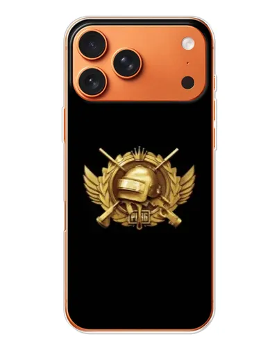 Чехол для Apple iPhone 18 Pro Max с картинкой «PUBG — оранжевый градиент»