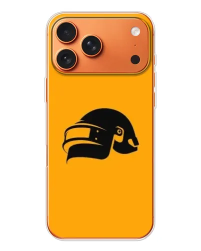 Чехол для Apple iPhone 18 Pro Max с картинкой «PUBG — золотой шлем»