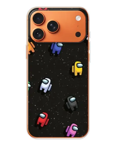 Чехол для Apple iPhone 18 Pro Max с картинкой «Космический паттерн Among Us» Чехол для Apple iPhone 18 Pro Max с картинкой «Космический паттерн Among Us»