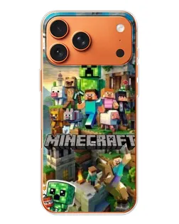 Чохол для Apple iPhone 18 Pro Max з картинкою «Замок Minecraft»