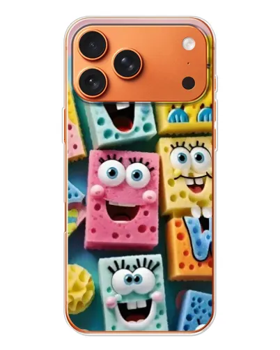 Чехол для Apple iPhone 18 Pro Max с картинкой «Цветные губки» Чехол для Apple iPhone 18 Pro Max с картинкой «Цветные губки»