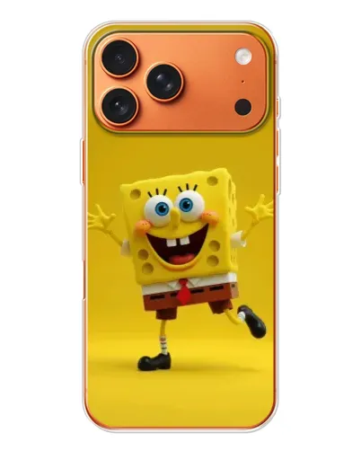 Чехол для Apple iPhone 18 Pro Max с картинкой «Позитивный Губка Боб» Чехол для Apple iPhone 18 Pro Max с картинкой «Позитивный Губка Боб»