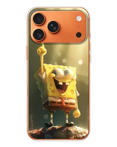Чехол для Apple iPhone 18 Pro Max с картинкой «Сияющий Спанч Боб» Чехол для Apple iPhone 18 Pro Max с картинкой «Сияющий Спанч Боб»