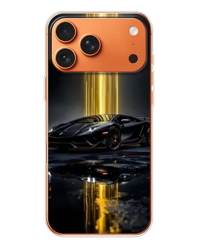 Чехол для Apple iPhone 18 Pro Max с картинкой «Ночной Lamborghini драйв»