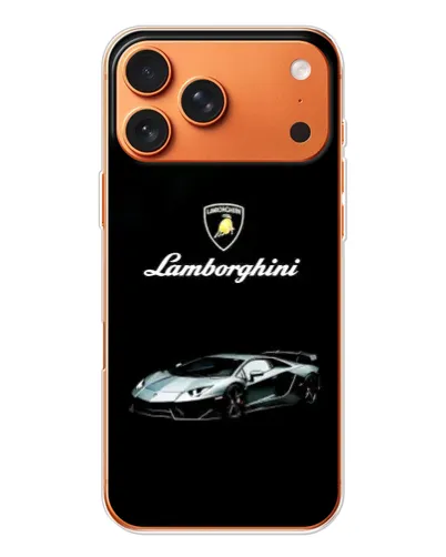 Чехол для Apple iPhone 18 Pro Max с картинкой «Логотип Lamborghini классика»