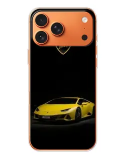 Чехол для Apple iPhone 18 Pro Max с картинкой «Lamborghini желтый акцент» Чехол для Apple iPhone 18 Pro Max с картинкой «Lamborghini желтый акцент»