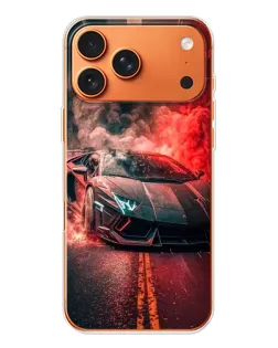 Чехол для Apple iPhone 18 Pro Max с картинкой «Lamborghini красный дым» Чехол для Apple iPhone 18 Pro Max с картинкой «Lamborghini красный дым»