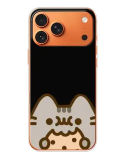 Чехол для Apple iPhone 18 Pro Max с картинкой «Пушин на черном»