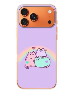 Чехол для Apple iPhone 18 Pro Max с картинкой «Радужные Пушины»