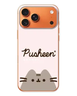 Чехол для Apple iPhone 18 Pro Max с картинкой «Pusheen логотип»