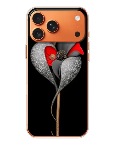 Чехол для Apple iPhone 18 Pro Max с картинкой «Серебряный фантазийный цветок» Чехол для Apple iPhone 18 Pro Max с картинкой «Серебряный фантазийный цветок»