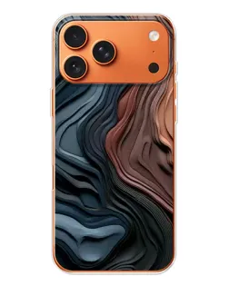 Чехол для Apple iPhone 18 Pro Max с картинкой «Цветные волны каньона»