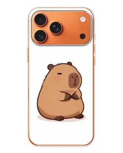 Чехол для Apple iPhone 18 Pro Max с картинкой «Толстенькая капибара»