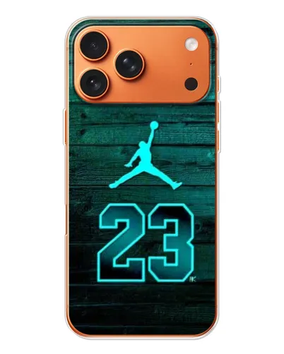 Чохол для Apple iPhone 18 Pro з картинкою «Jordan Cyan 23» Чохол для Apple iPhone 18 Pro з картинкою «Jordan Cyan 23»