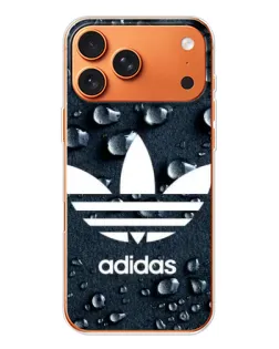 Чохол для Apple iPhone 18 Pro з картинкою «Adidas Trefoil Blue»