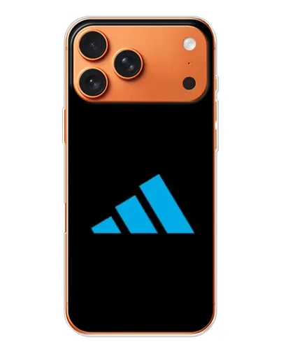Чехол для Apple iPhone 18 Pro с картинкой «Adidas Cyan Logo»