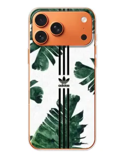Чехол для Apple iPhone 18 Pro с картинкой «Пальмовые листья адидас»