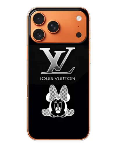 Чехол для Apple iPhone 18 Pro с картинкой «LV и Минни Маус»