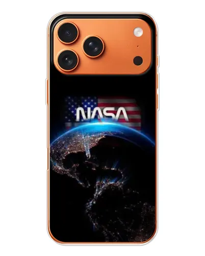 Чехол для Apple iPhone 18 Pro с картинкой «Земля из космоса NASA»
