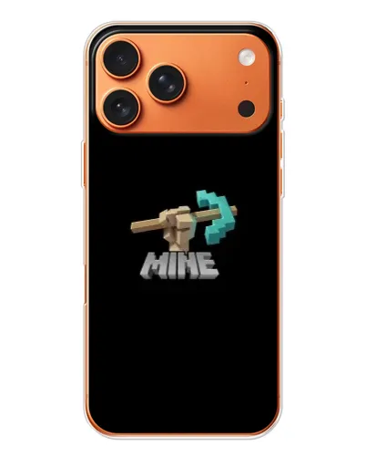 Чехол для Apple iPhone 18 Pro с картинкой «Алмазная кирка»