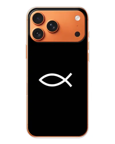 Чохол для Apple iPhone 18 Pro з картинкою «Символ риби Jesus» Чохол для Apple iPhone 18 Pro з картинкою «Символ риби Jesus»