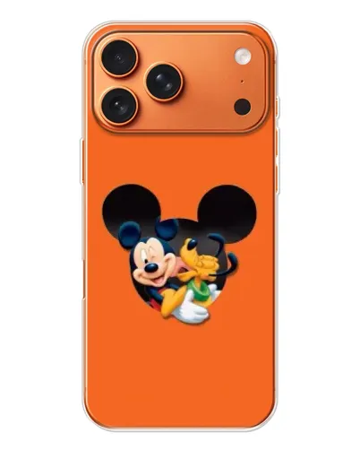Чехол для Apple iPhone 18 Pro с картинкой «Сердце Микки Минни»