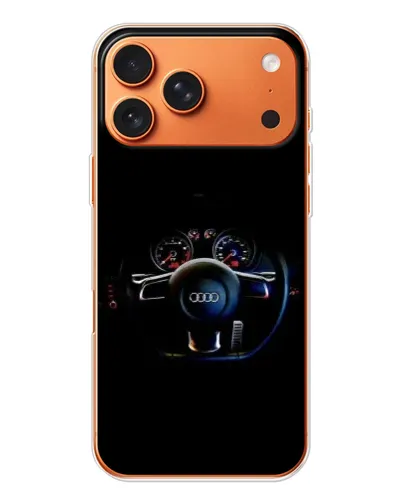 Чохол для Apple iPhone 18 Pro з картинкою «Салон Audi — кермо» Чохол для Apple iPhone 18 Pro з картинкою «Салон Audi — кермо»