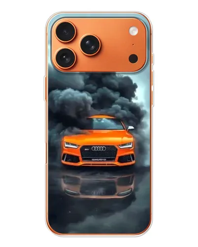 Чохол для Apple iPhone 18 Pro з картинкою «Audi у хмарах диму» Чохол для Apple iPhone 18 Pro з картинкою «Audi у хмарах диму»