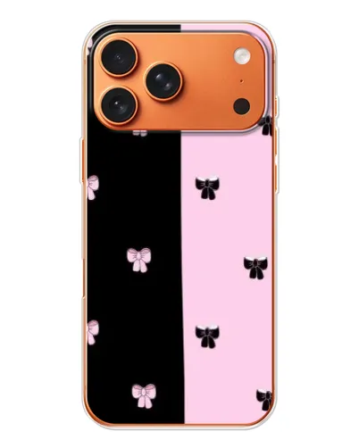 Чехол для Apple iPhone 18 Pro с картинкой «Контрастные банты» Чехол для Apple iPhone 18 Pro с картинкой «Контрастные банты»