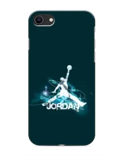 Чехол для iPhone 8 с картинкой «Jordan Blue Fire»