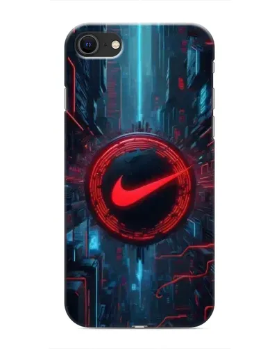 Чехол для iPhone 8 с картинкой «Техногенный стиль Nike» Чехол для iPhone 8 с картинкой «Техногенный стиль Nike»