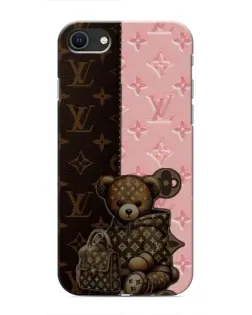 Чехол для iPhone 8 с картинкой «Мишка в стиле LV»