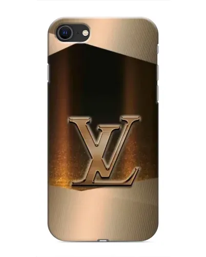 Чехол для iPhone 8 с картинкой «LV — золотое сияние»