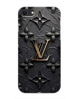Чехол для iPhone 8 с картинкой «Кожаная текстура LV»