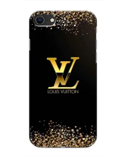 Чехол для iPhone 8 с картинкой «LV — золотые искры»
