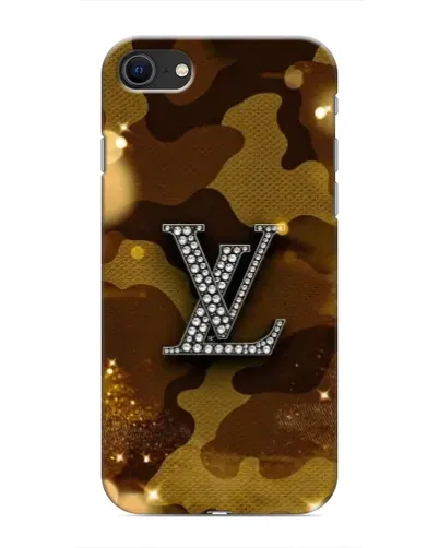 Чехол для iPhone 8 с картинкой «Камуфляжный Louis Vuitton»